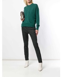 grüner Pullover mit einem Rundhalsausschnitt von Isabel Marant