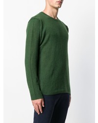 grüner Pullover mit einem Rundhalsausschnitt von Closed