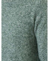 grüner Pullover mit einem Rundhalsausschnitt von Coohem