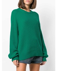 grüner Pullover mit einem Rundhalsausschnitt von IRO