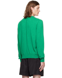 grüner Pullover mit einem Rundhalsausschnitt von The Row