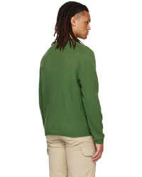 grüner Pullover mit einem Rundhalsausschnitt von Vince
