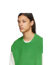 grüner Pullover mit einem Rundhalsausschnitt von Givenchy