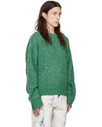 grüner Pullover mit einem Rundhalsausschnitt von Andersson Bell