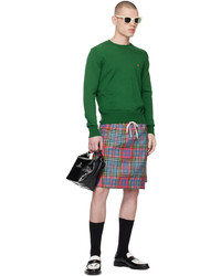 grüner Pullover mit einem Rundhalsausschnitt von Vivienne Westwood