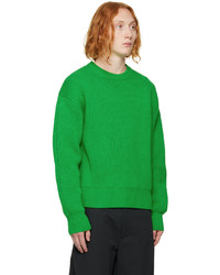 grüner Pullover mit einem Rundhalsausschnitt von Bottega Veneta