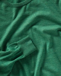 grüner Pullover mit einem Rundhalsausschnitt von Hackett London