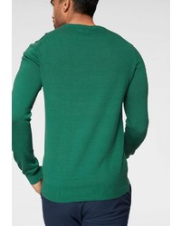 grüner Pullover mit einem Rundhalsausschnitt von Izod