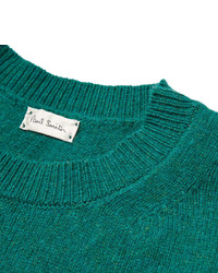 grüner Pullover mit einem Rundhalsausschnitt von Paul Smith