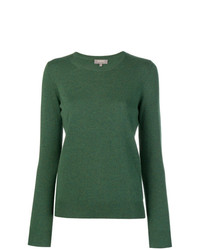 grüner Pullover mit einem Rundhalsausschnitt von N.Peal
