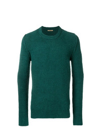 grüner Pullover mit einem Rundhalsausschnitt von Nuur