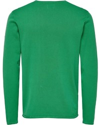 grüner Pullover mit einem Rundhalsausschnitt von ONLY & SONS