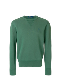 grüner Pullover mit einem Rundhalsausschnitt von Polo Ralph Lauren