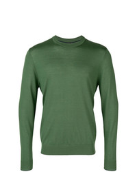 grüner Pullover mit einem Rundhalsausschnitt von Ps By Paul Smith