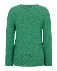grüner Pullover mit einem Rundhalsausschnitt von RABE