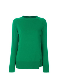 grüner Pullover mit einem Rundhalsausschnitt von Tomas Maier