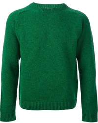 grüner Pullover mit einem Rundhalsausschnitt von Valentino
