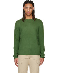 grüner Pullover mit einem Rundhalsausschnitt von Vince