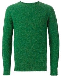 grüner Pullover mit einem Rundhalsausschnitt von YMC