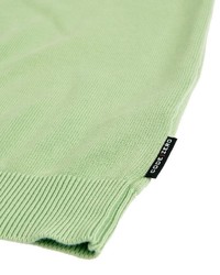 grüner Pullover mit einem V-Ausschnitt von CODE-ZERO