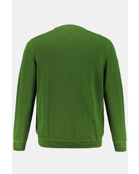 grüner Pullover mit einem V-Ausschnitt von JP1880