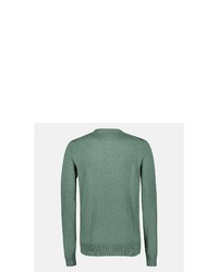 grüner Pullover mit einem V-Ausschnitt von LERROS