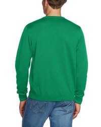 grüner Pullover mit einem V-Ausschnitt von Maerz
