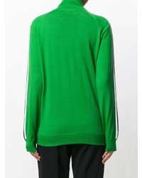 grüner Pullover mit einer Kapuze von Stella McCartney