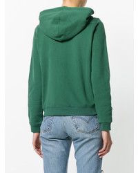 grüner Pullover mit einer Kapuze von Calvin Klein Jeans