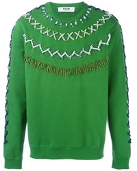 grüner Pullover von MSGM