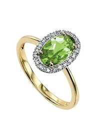 grüner Ring von Elements - Gold