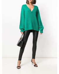 grüner Strick Oversize Pullover von IRO