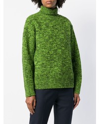 grüner Strick Rollkragenpullover von Victoria Victoria Beckham