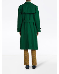 grüner Trenchcoat von Burberry