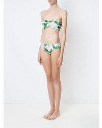 grünes bedrucktes Bikinioberteil von BRIGITTE