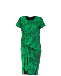 grünes bedrucktes gerade geschnittenes Kleid von Uma Raquel Davidowicz