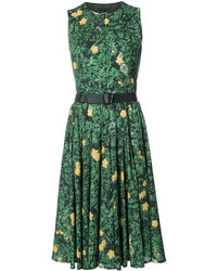 grünes bedrucktes Kleid von Akris