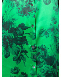 grünes bedrucktes Shirtkleid von No.21