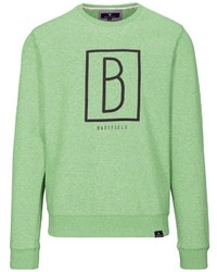 grünes bedrucktes Sweatshirt von BASEFIELD