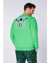 grünes bedrucktes Sweatshirt von Chiemsee