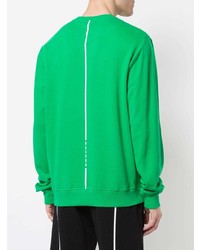 grünes bedrucktes Sweatshirt von Haculla