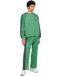 grünes bedrucktes Sweatshirt von Needles