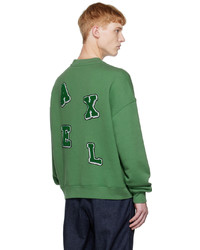 grünes bedrucktes Sweatshirt von Axel Arigato