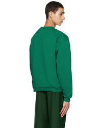 grünes bedrucktes Sweatshirt von Drôle De Monsieur