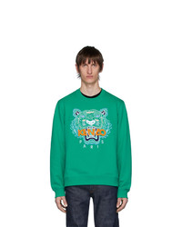 grünes bedrucktes Sweatshirt von Kenzo