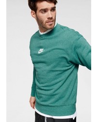 grünes bedrucktes Sweatshirt von Nike Sportswear