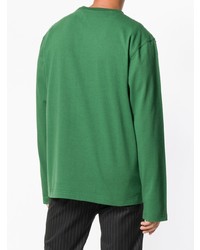 grünes bedrucktes Sweatshirt von Calvin Klein 205W39nyc