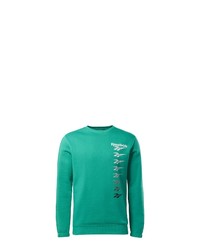 grünes bedrucktes Sweatshirt von Reebok Classic