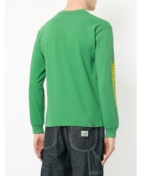grünes bedrucktes Sweatshirt von Hysteric Glamour