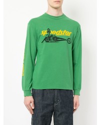 grünes bedrucktes Sweatshirt von Hysteric Glamour